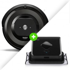 Combo Aspiradora iRobot Roomba e5 + Trapeadora iRobot Braava 380t