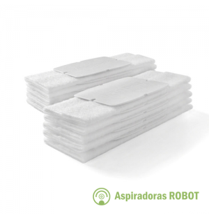 Paños descartables Secos x10 para Trapeadora iRobot